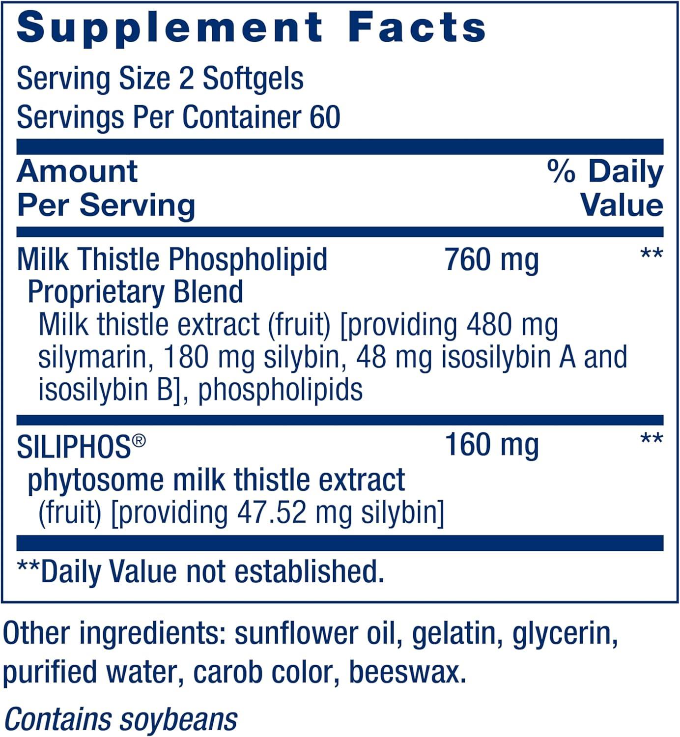 image:imageLife Extension Advanced Milk Thistle Liver Health Supplement Liver Detox Cell Division silymarin silybin bioavailable Gluten Free NonGMO 120 softgels120 Count Pack of 2