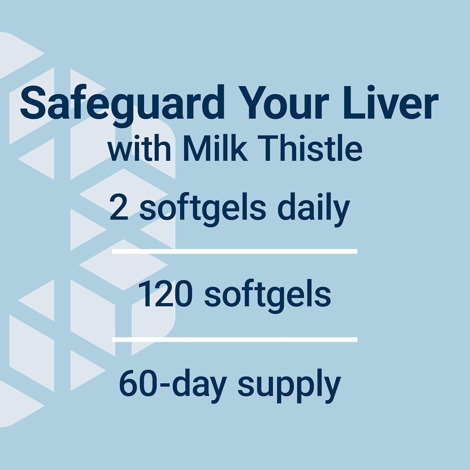 image:imageLife Extension Advanced Milk Thistle Liver Health Supplement Liver Detox Cell Division silymarin silybin bioavailable Gluten Free NonGMO 120 softgels120 Count Pack of 1