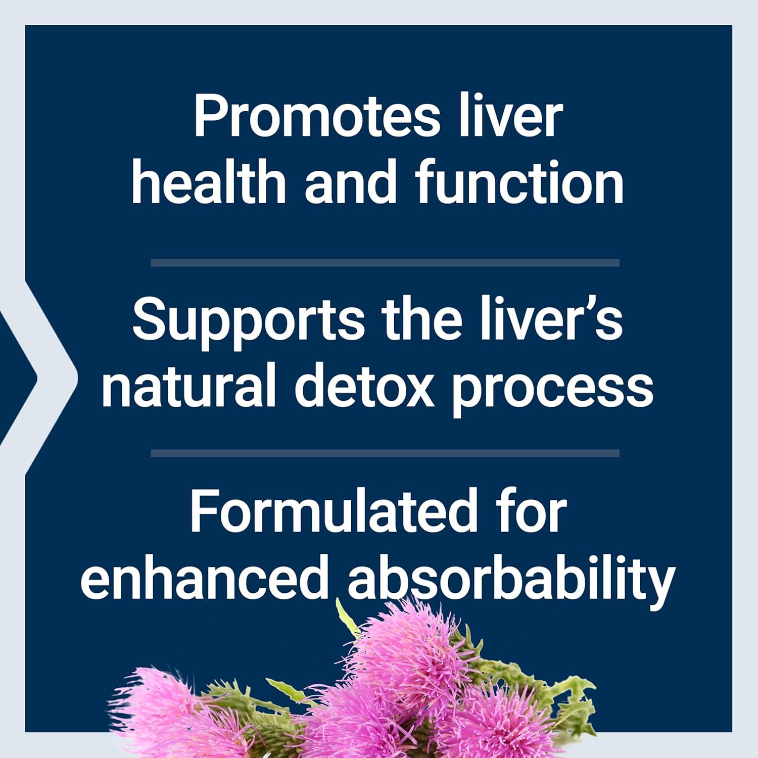 image:imageLife Extension Advanced Milk Thistle Liver Health Supplement Liver Detox Cell Division silymarin silybin bioavailable Gluten Free NonGMO 120 softgels120 Count Pack of 1