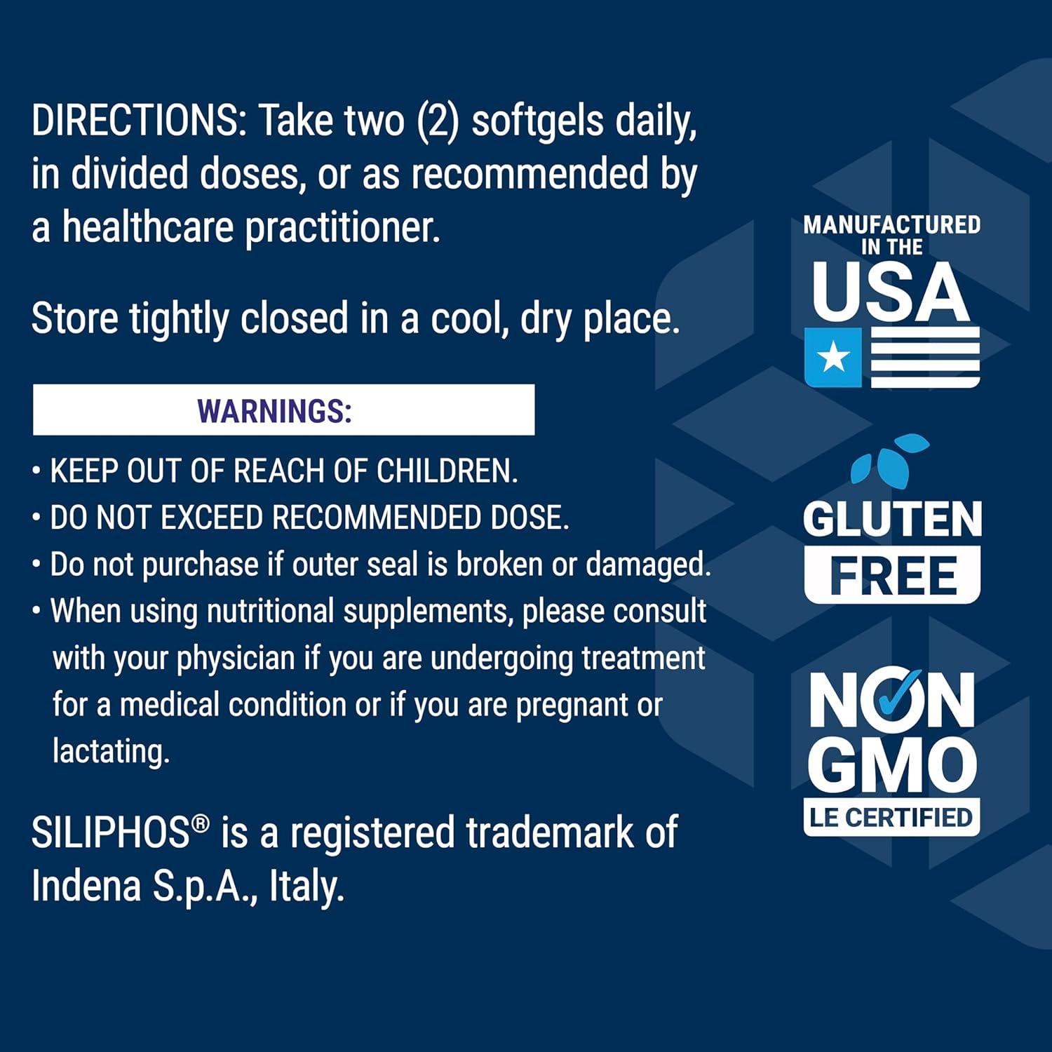 image:imageLife Extension Advanced Milk Thistle silymarin silybin phospholipids Promotes Healthy Liver Function GlutenFree NonGMO 60 softgels