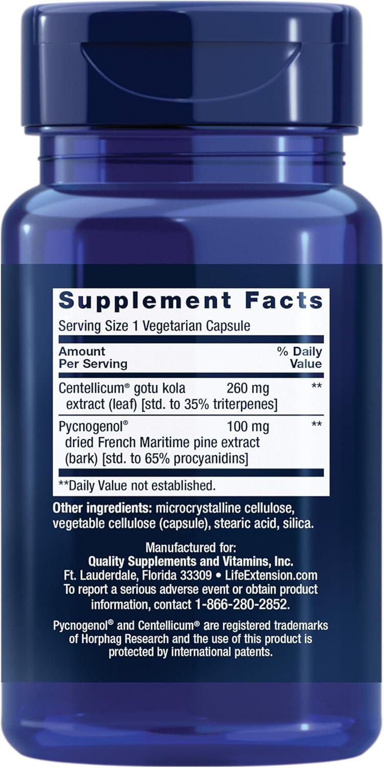 image:imageLife Extension Arterial Protect Blood Pressure Supplement for Heart Health with gotu kola and Pycnogenol Dried French Maritime Pine bark extracts GlutenFree NonGMO Vegetarian 30 Capsules