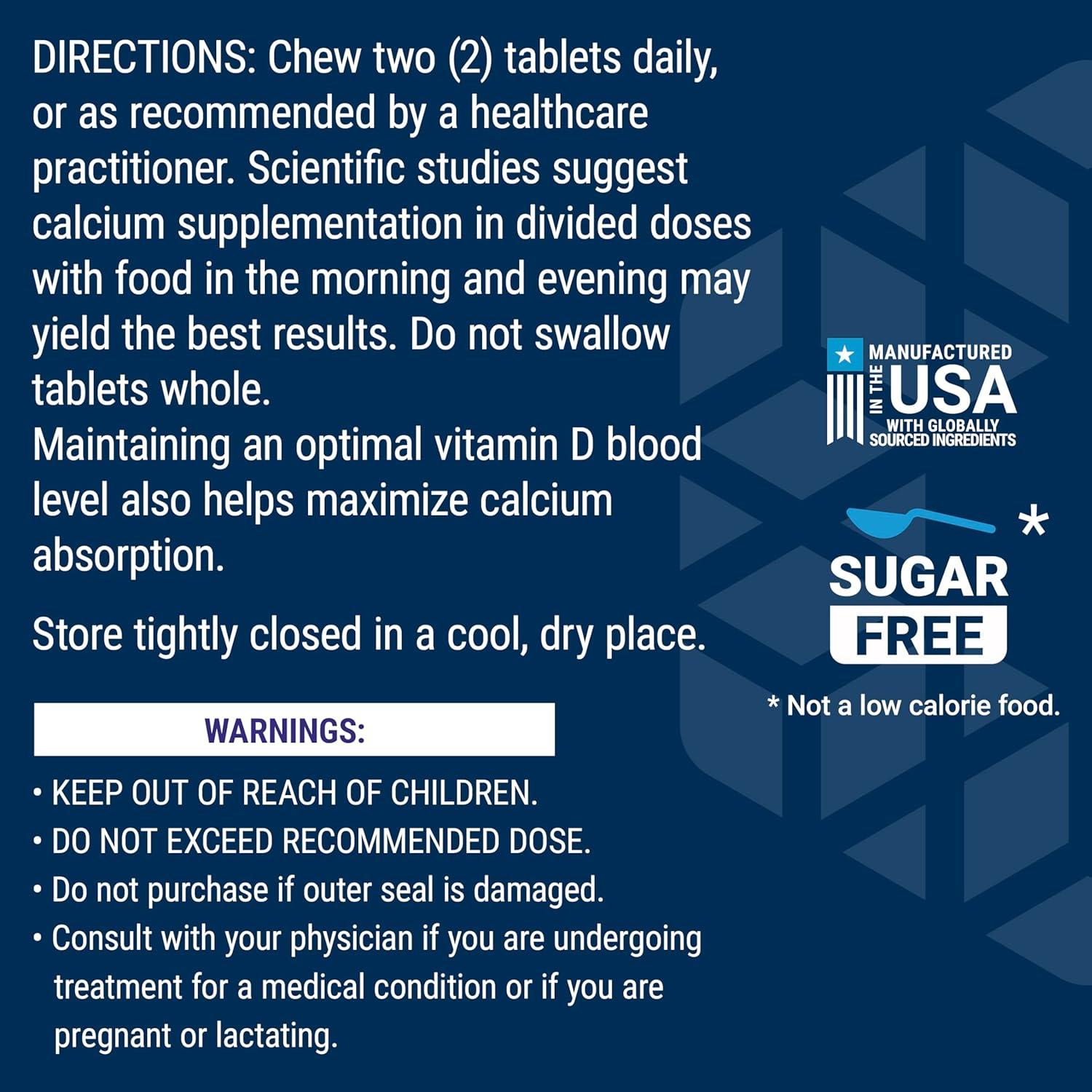 image:imageLife Extension Bone Restore Calcium Supplement Chewable Tablets Bone Health Supplement Calcium Vitamin D Minerals Gluten Free NonGMO 60 Tablets
