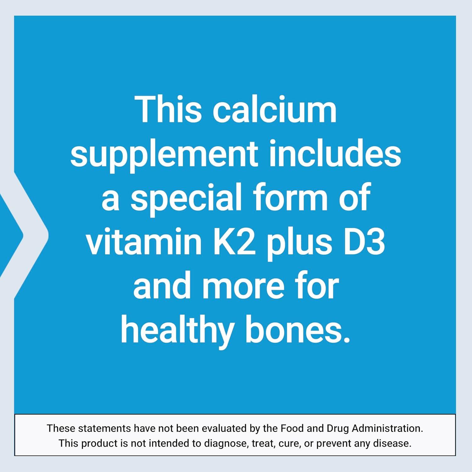 image:imageLife Extension Bone Restore Elite Calcium Supplement with Super Potent K2 Calcium Vitamin D3 Magnesium Boron zinc Vitamin K2 for Bone Health GlutenFree NonGMO 120 Capsules