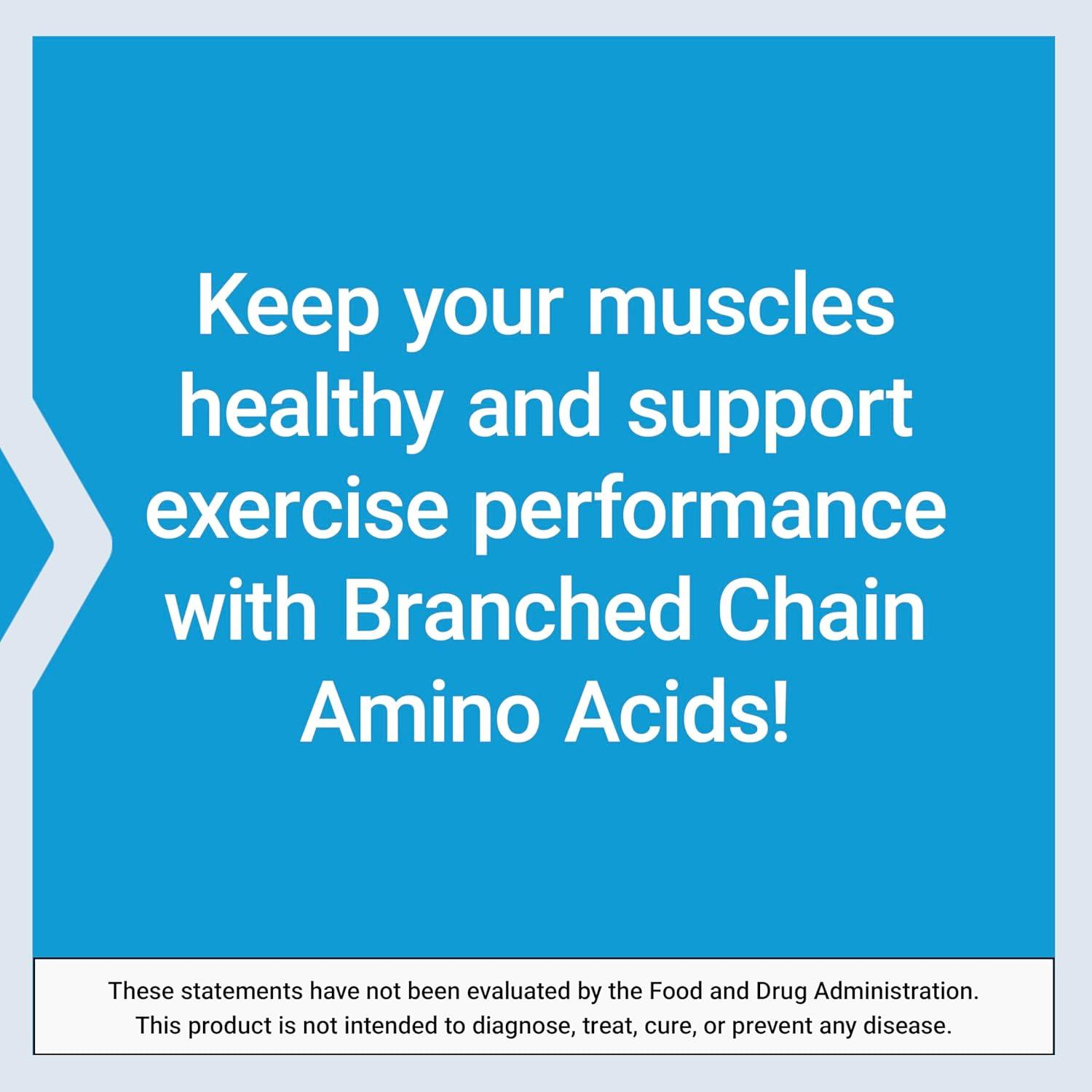 image:imageLife Extension Branched Chain Amino Acids BCAAs leucine isoleucine valine Promotes Muscle Recovery After Exercise GlutenFree NonGMO 90 Capsules