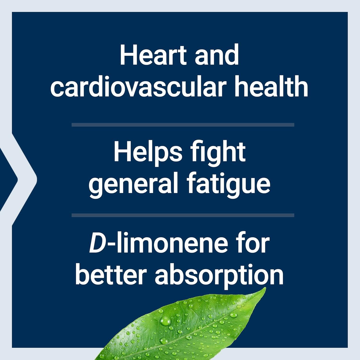 image:imageLife Extension CoQ10 Ubiquinone with dLimonene Heart Health Fight General Fatigue Better Absorption GlutenFree NonGMO 60 Softgels60 Count Pack of 1