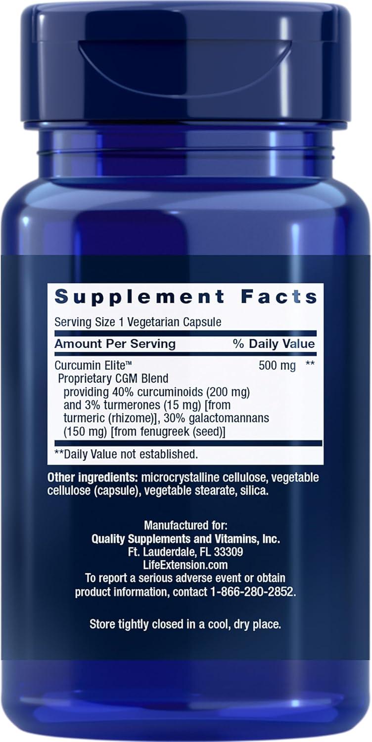 image:imageLife Extension Curcumin Elite Turmeric Extract 60 Count60 Count Pack of 2