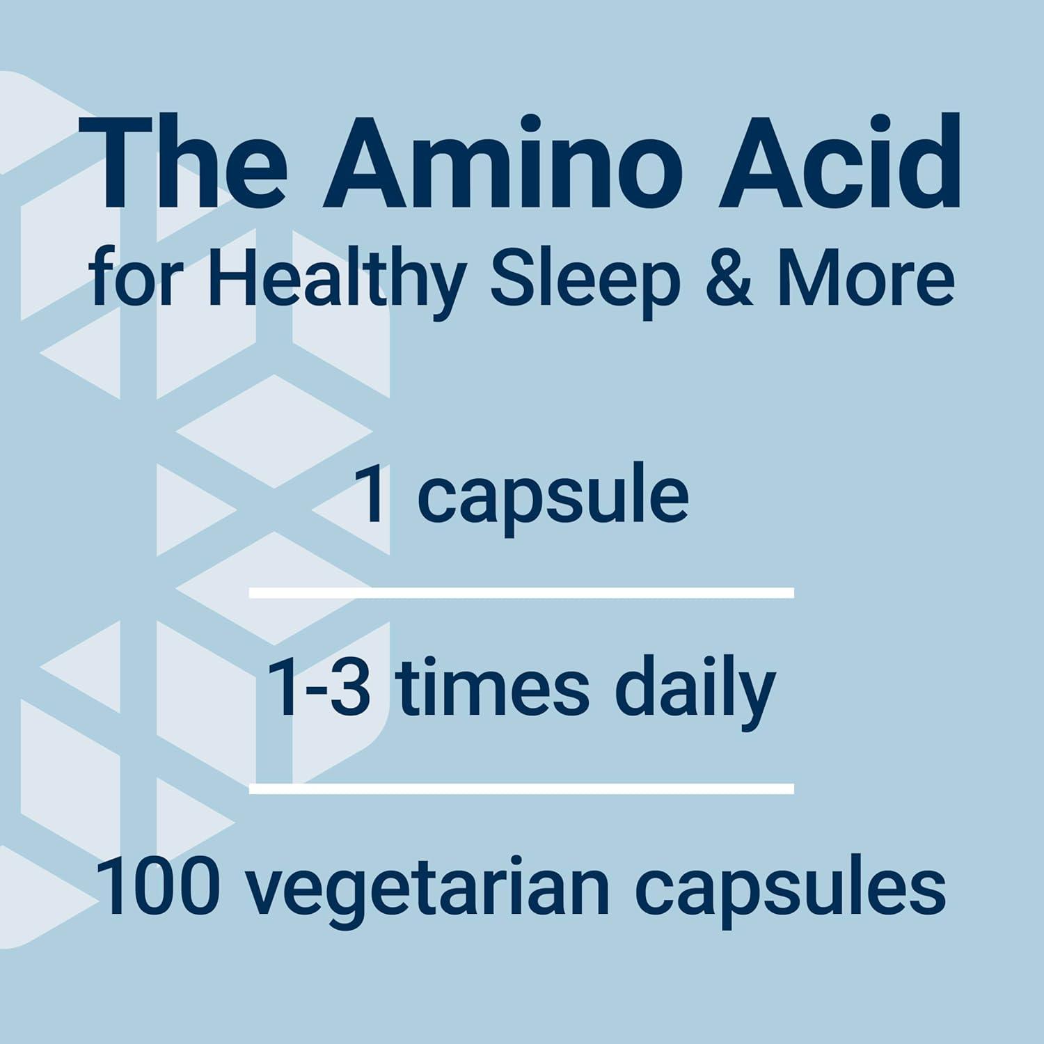 image:imageLife Extension Glycine 1000 mg Amino Acid That Promotes Healthy Sleep GlutenFree NonGMO Vegetarian 100 CapsulesGlycine
