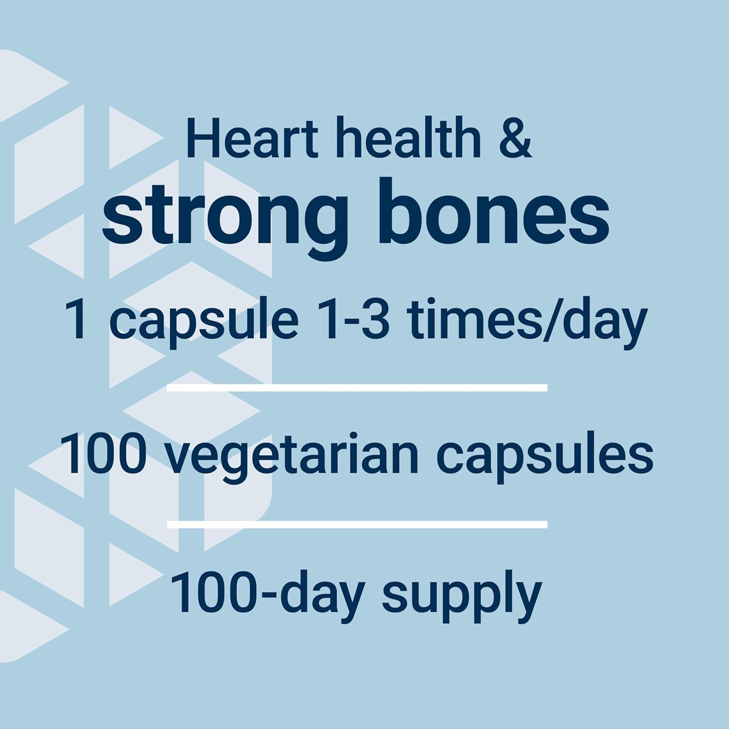 image:imageLife Extension Magnesium Caps 500 mg Magnesium Oxide Citrate and Succinate Heart Health Healthy Bones Metabolism Support 100 Vegetarian Capsules100 Count Pack of 1