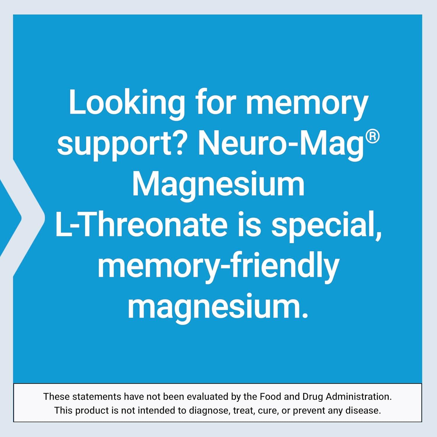 image:imageLife Extension NeuroMag Magnesium LThreonate Memory Health Quick Thinking Cognitive Health Support Vegetarian NonGMO 90 Vegetarian Capsules 144 mg from 2000 mg Magtein magnesium Lthreonate90 Count Pack of 1