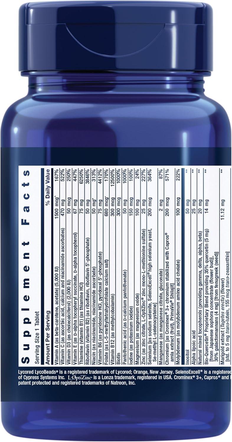 image:imageLife Extension OnePerDay Multivitamin Packed with Over 25 Vitamins Minerals amp Plant Extracts Quercetin 5MTHF Folate amp More 1Daily NonGMO GlutenFree 60 TabletsVitamin