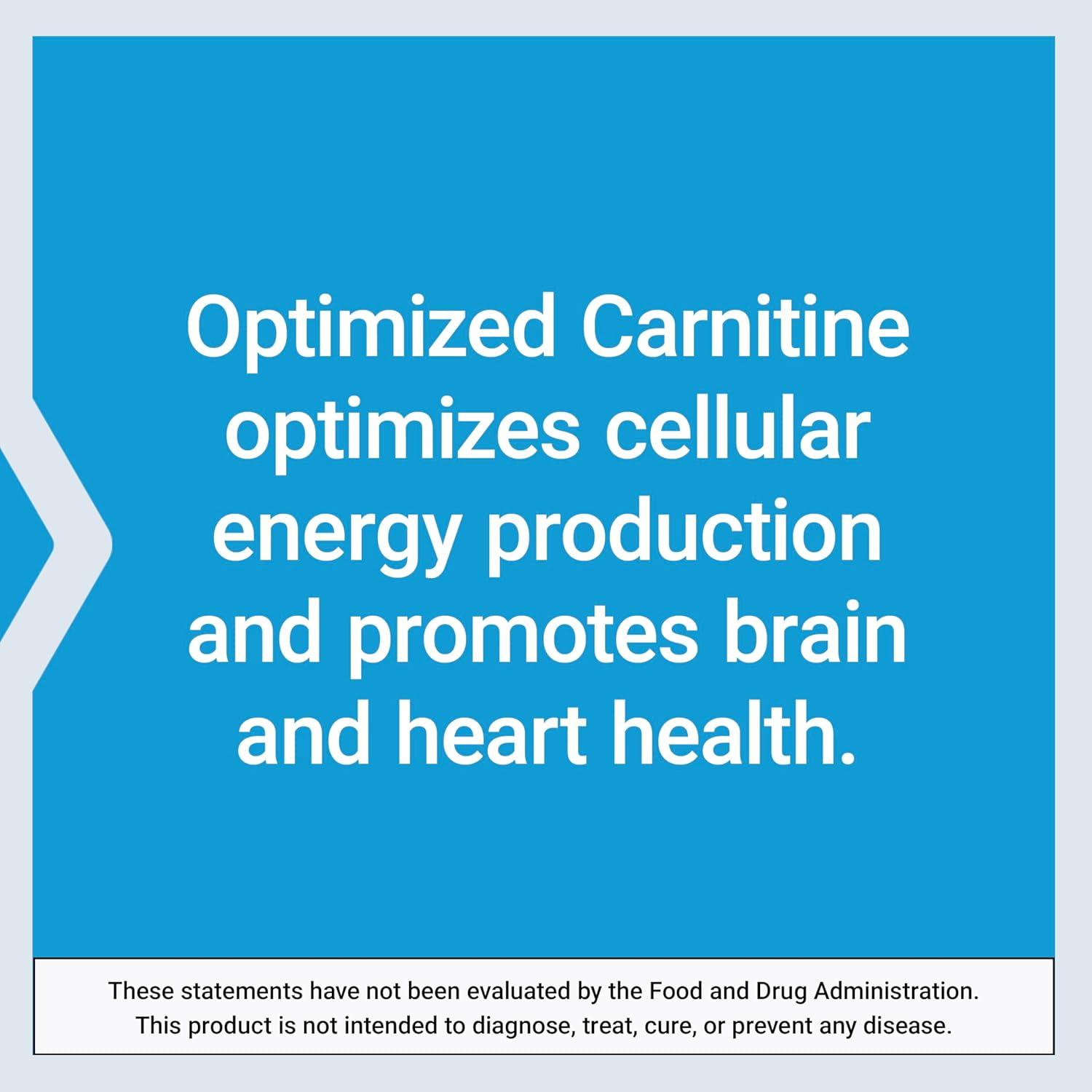 image:imageLife Extension Optimized Carnitine Three Forms of Lcarnitine Promotes Heart amp Brain Health Gluten Free NonGMO Vegetarian 60 Capsules