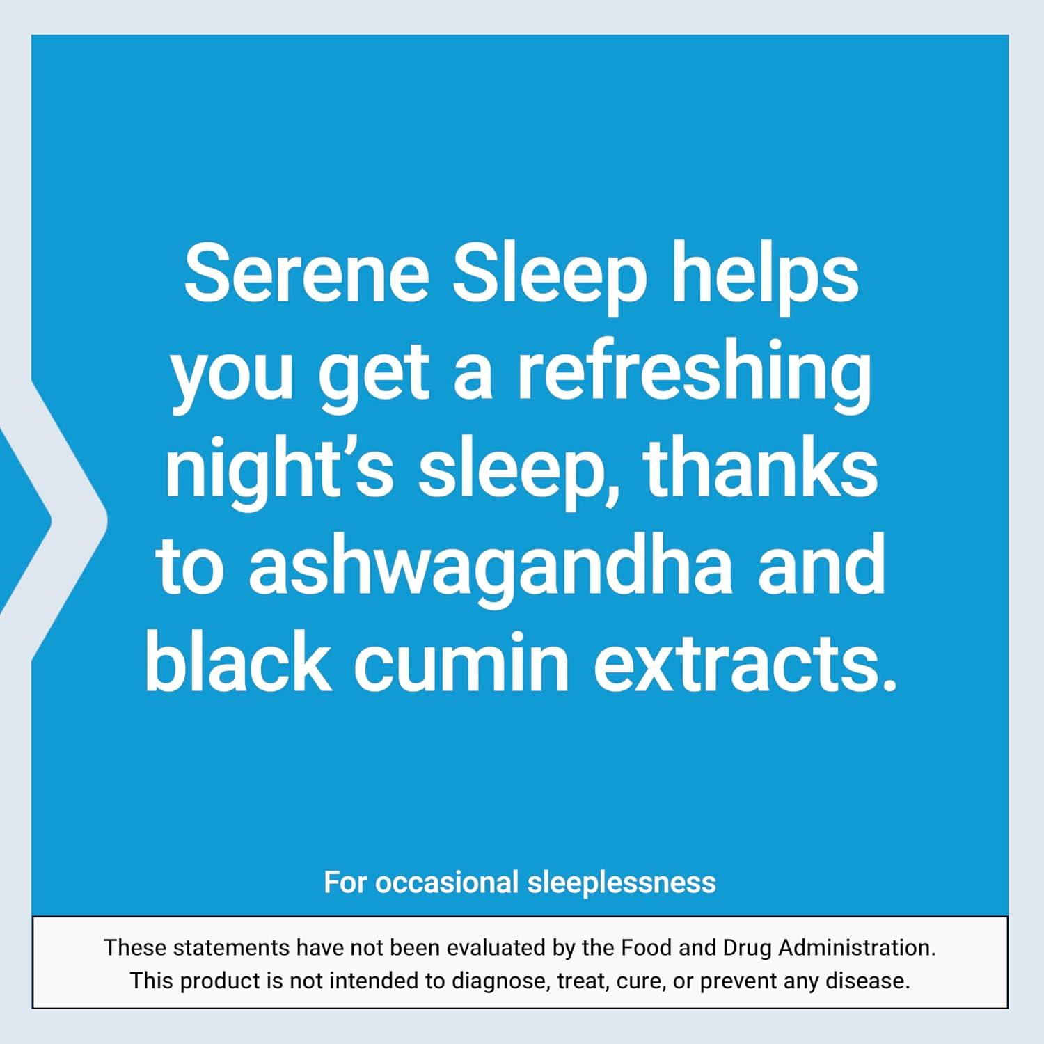 image:imageLife Extension Serene Sleep Ashwagandha Black Cumin Sleep Supplement Calm Relaxation Sleep Support Without Melatonin OnceDaily GlutenFree NonGMO 30 Softgels