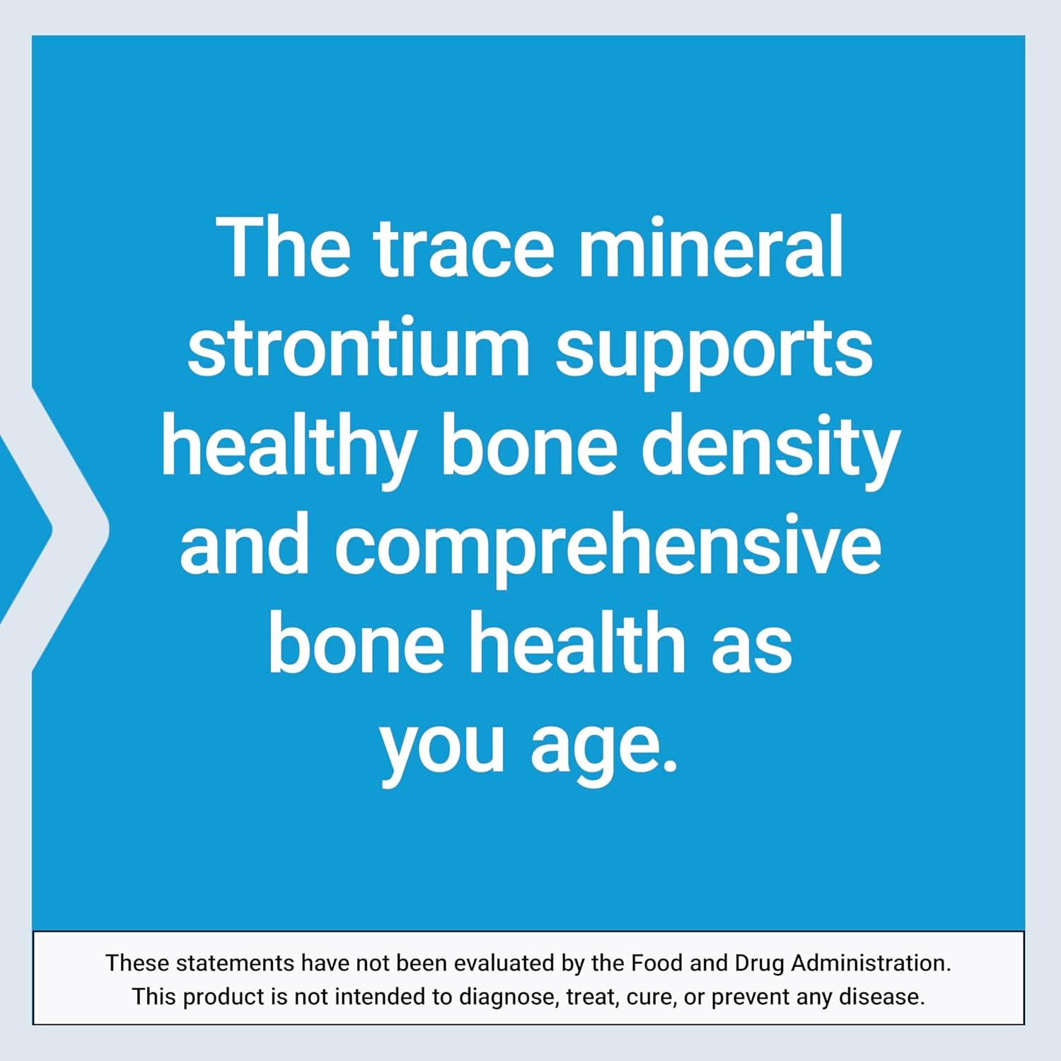 image:imageLife Extension Strontium Caps Trace Mineral for Advanced Bone Health Support Gluten Free NonGMO Vegetarian 90 Capsules90 Count Pack of 1