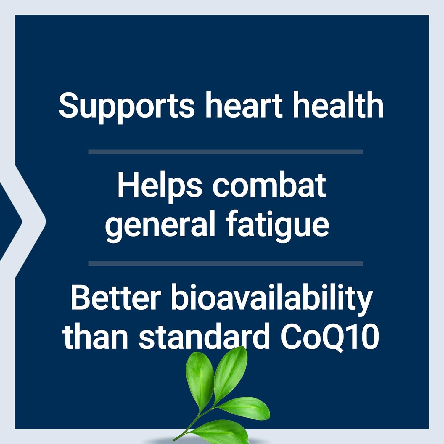 image:imageLife Extension Super Ubiquinol CoQ10 with Enhanced Mitochondrial Support Potent Heart Health amp Cellular Energy Production Support Ultraabsorbable GlutenFree NonGMO 100 mg 60 softgels50 mg