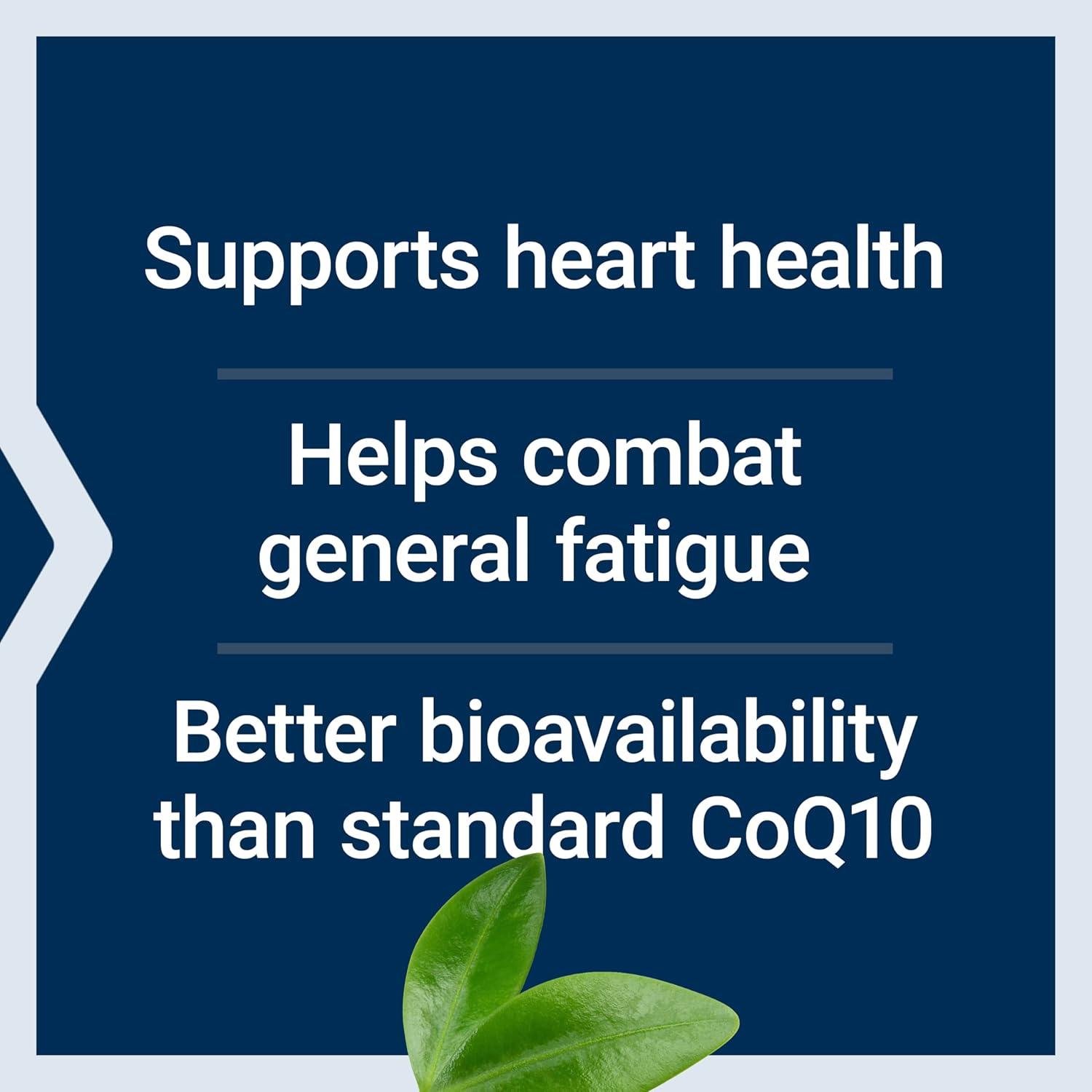 image:imageLife Extension Super Ubiquinol CoQ10 with Enhanced Mitochondrial Support Potent Heart Health amp Cellular Energy Production Support Ultraabsorbable GlutenFree NonGMO 100 mg 60 softgels50 mg