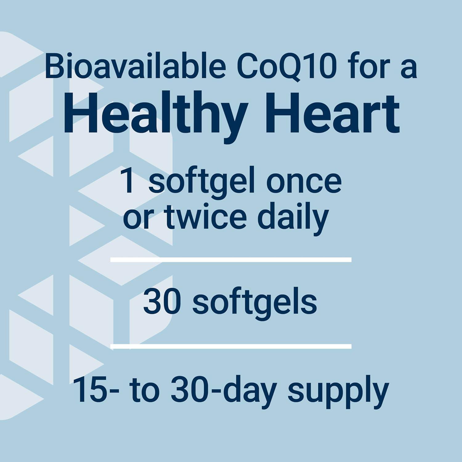 image:imageLife Extension Super Ubiquinol CoQ10 with Enhanced Mitochondrial Support Potent Heart Health amp Cellular Energy Production Support Ultraabsorbable GlutenFree NonGMO 100 mg 60 softgels50 mg