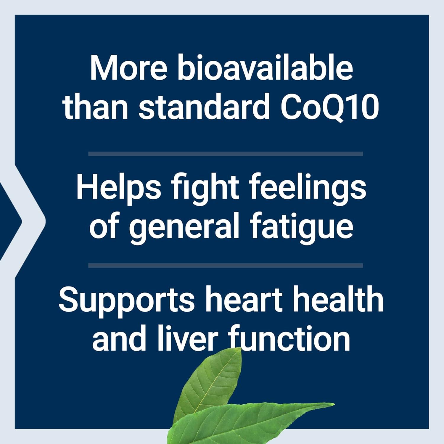 image:imageLife Extension Super Ubiquinol CoQ10 with Enhanced Mitochondrial Support Potent Heart Health amp Cellular Energy Production Support Ultraabsorbable GlutenFree NonGMO 100 mg 60 softgels200 mg