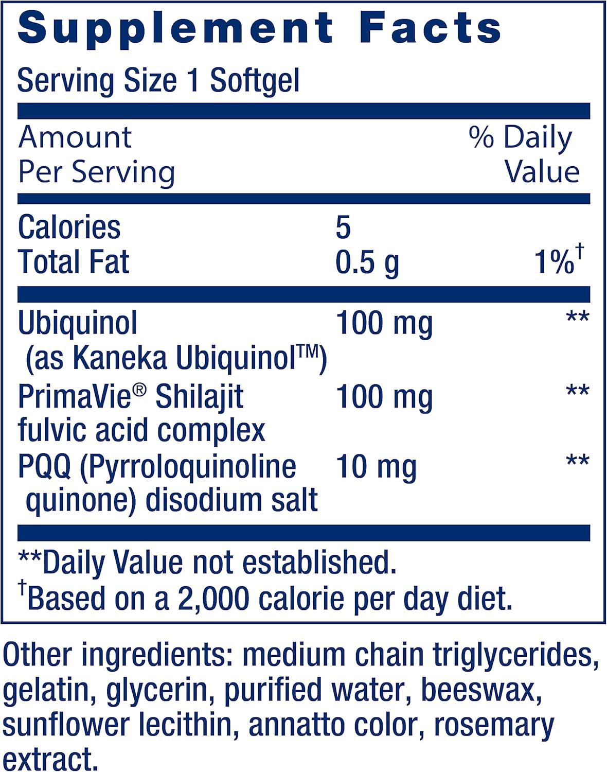 image:imageLife Extension Super Ubiquinol CoQ10 with PQQ coenzyme Q10 pyrroloquinoline Quinone Heart Health Supplement Maximum Absorption 100 mg NonGMO GlutenFree 30 softgels30 Count Pack of 2