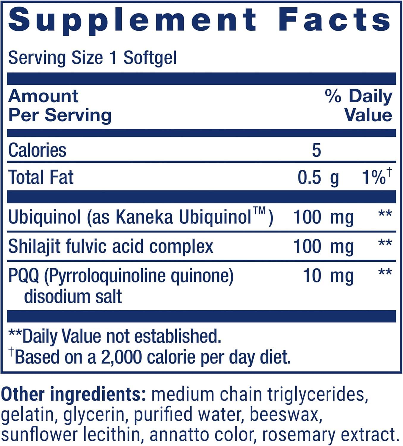image:imageLife Extension Super Ubiquinol CoQ10 with PQQ coenzyme Q10 pyrroloquinoline Quinone Heart Health Supplement Maximum Absorption 100 mg NonGMO GlutenFree 30 softgels30 Count Pack of 1