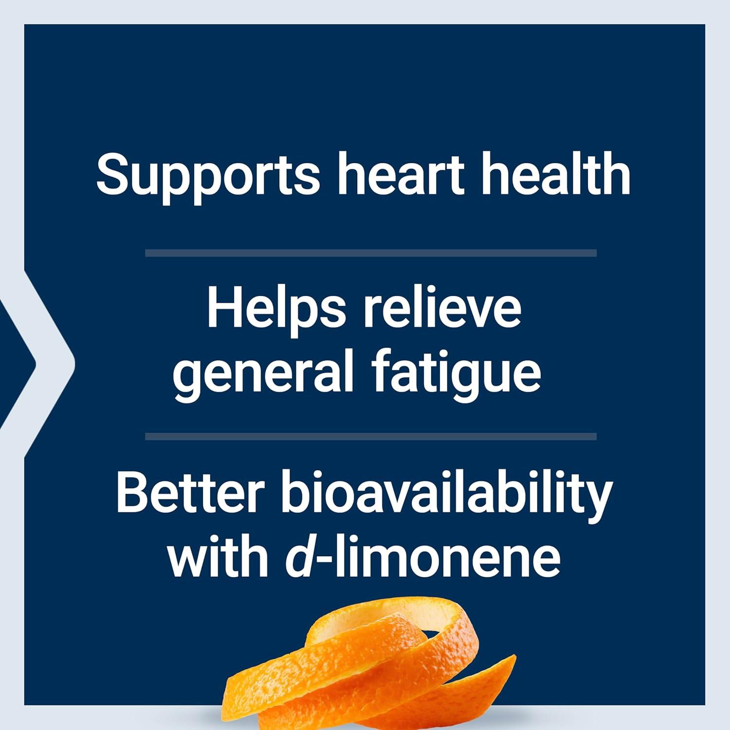 image:imageLife Extension SuperAbsorbable CoQ10 Ubiquinone with dLimonene Heart Health Supplement relieves General Fatigue oxidative Stress Defense 50 mg NonGMO GlutenFree 60 softgels60 Count Pack of 1