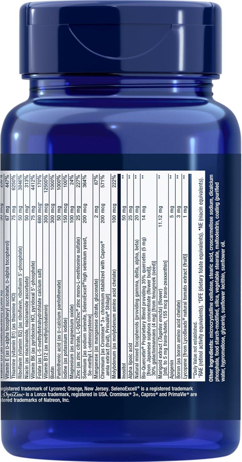 image:imageLife Extension TwoPerDay Multivitamin Packed with Over 25 Vitamins Minerals amp Extracts Vitamins B6 C D Zinc TwoMonth Supply NonGMO GlutenFree 120 TabletsUnflavored