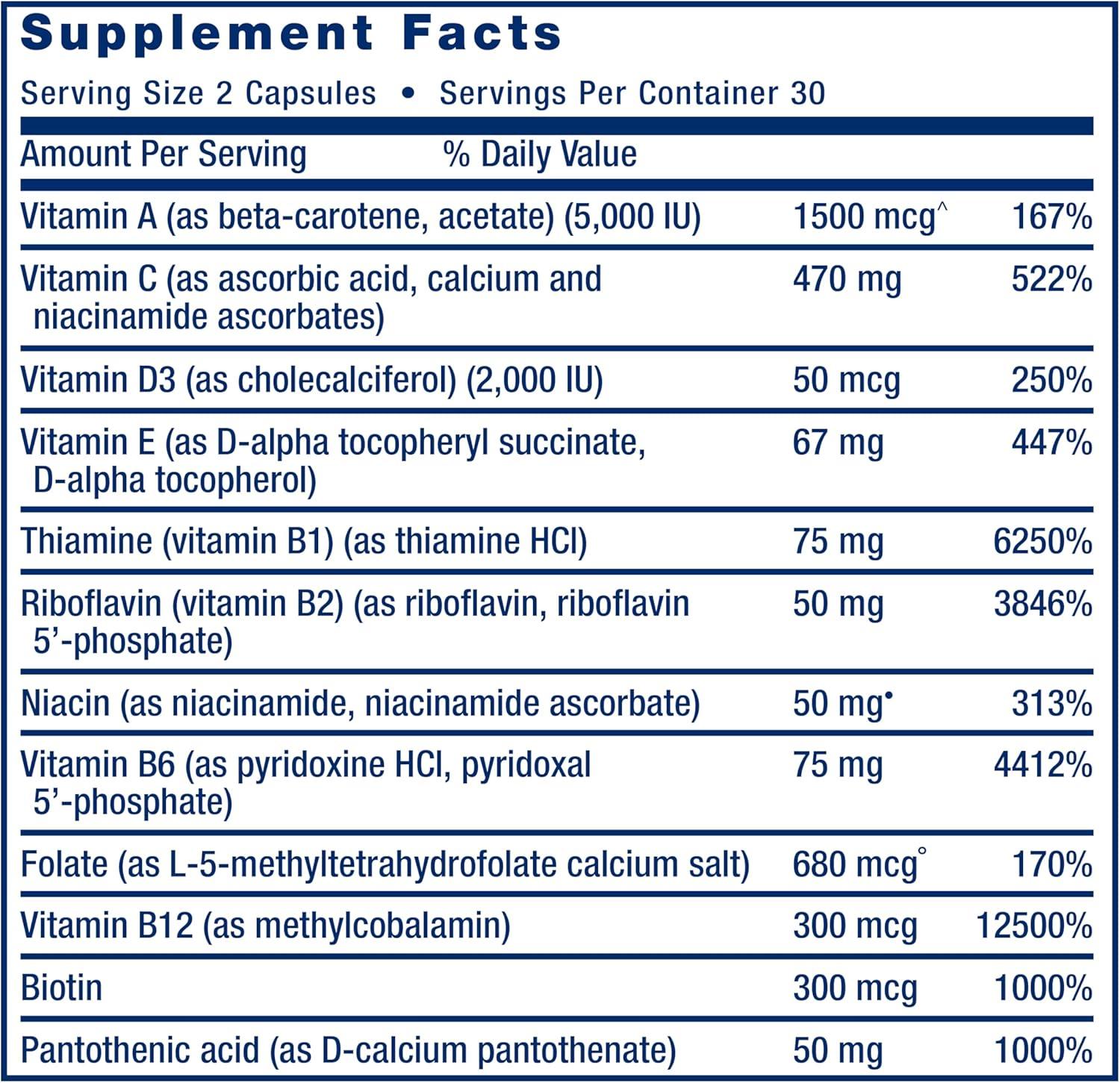 image:imageLife Extension TwoPerDay Multivitamin Packed with Over 25 Vitamins Minerals amp Extracts Vitamins B6 C D Zinc TwoMonth Supply NonGMO GlutenFree 120 TabletsUnflavored