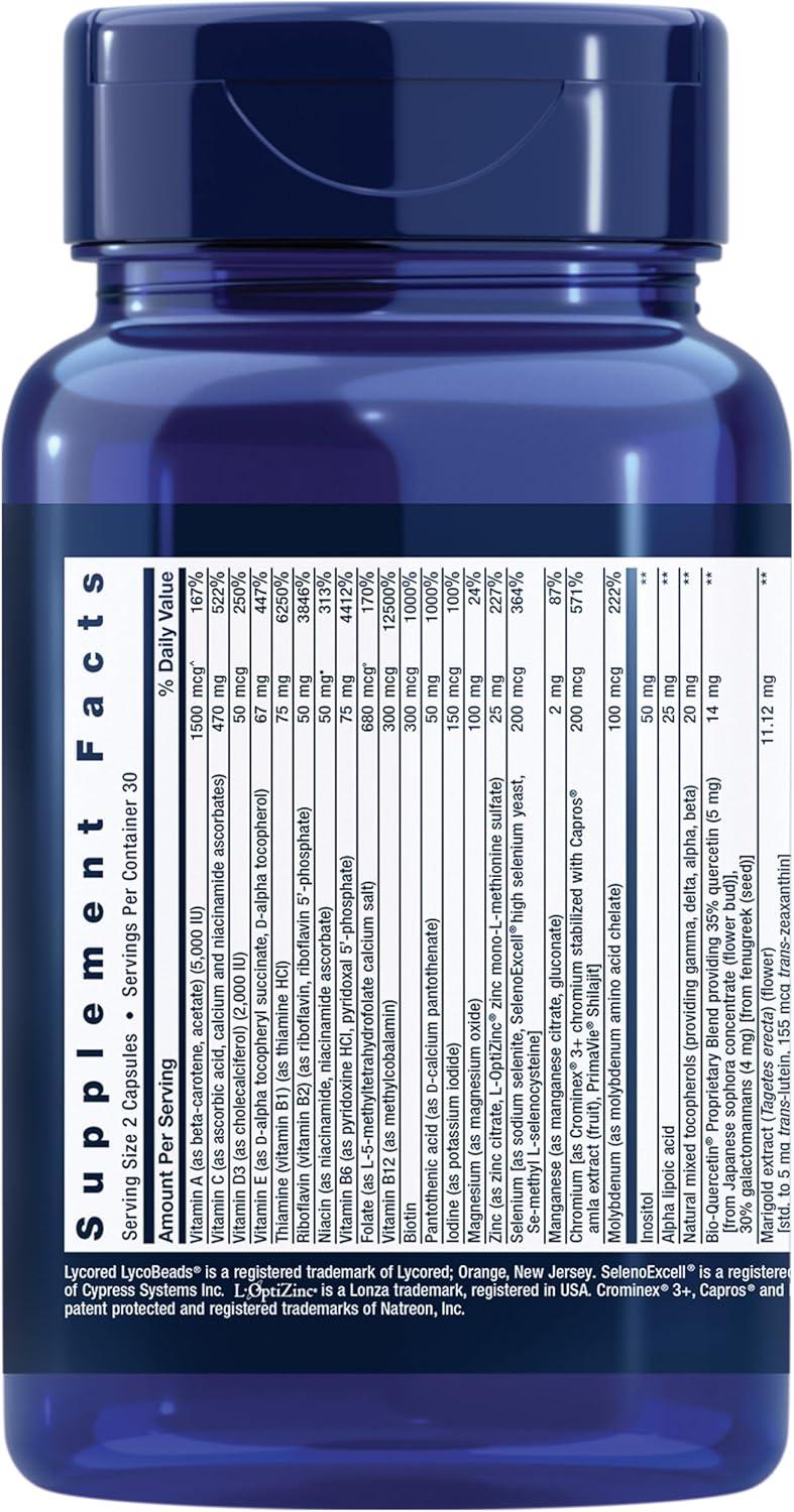 image:imageLife Extension TwoPerDay Multivitamin Packed with Over 25 Vitamins Minerals amp Extracts Vitamins B6 C D Zinc TwoMonth Supply NonGMO GlutenFree 120 TabletsUnflavored