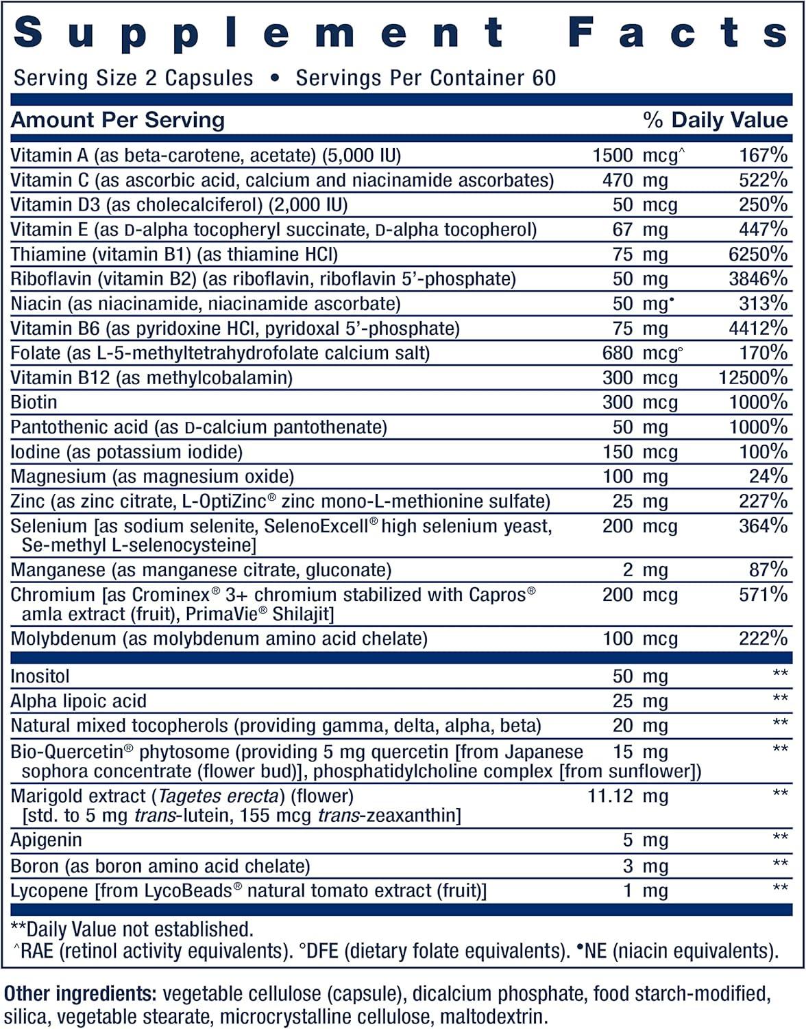 image:imageLife Extension TwoPerDay Multivitamin Vitamins B C D zinc Packed with Over 25 Vitamins Minerals amp extracts TwoMonth Supply NonGMO GlutenFree 120 Capsules120 Count Pack of 1