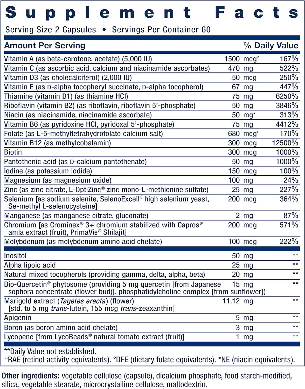 image:imageLife Extension TwoPerDay Multivitamin Vitamins B C D zinc Packed with Over 25 Vitamins Minerals amp extracts TwoMonth Supply NonGMO GlutenFree 120 Capsules120 Count Pack of 2