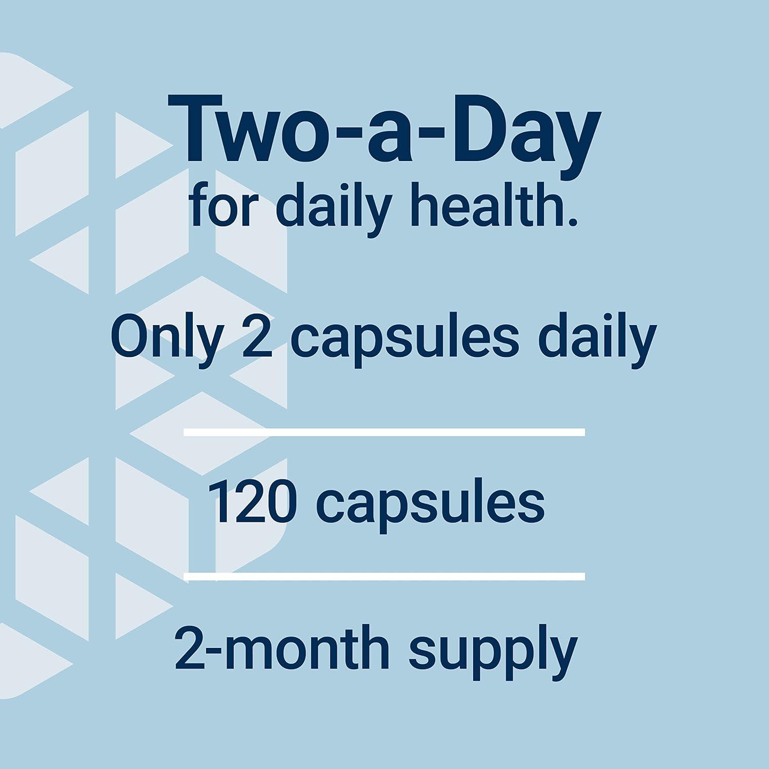 image:imageLife Extension TwoPerDay Multivitamin Vitamins B C D zinc Packed with Over 25 Vitamins Minerals amp extracts TwoMonth Supply NonGMO GlutenFree 120 Capsules120 Count Pack of 1