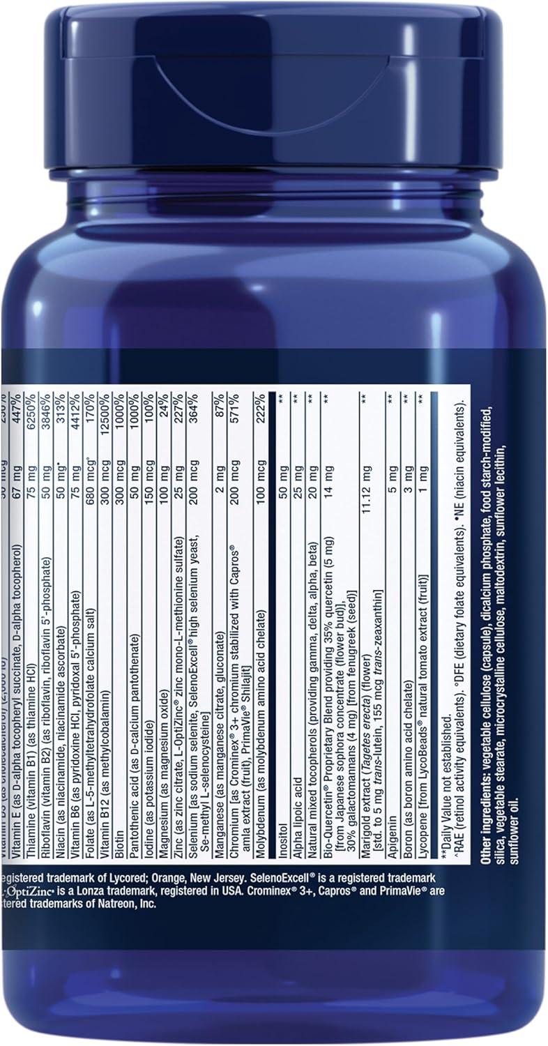 image:imageLife Extension TwoPerDay Multivitamin Vitamins B C D zinc Packed with Over 25 Vitamins Minerals amp extracts TwoMonth Supply NonGMO GlutenFree 120 Capsules120 Count Pack of 2
