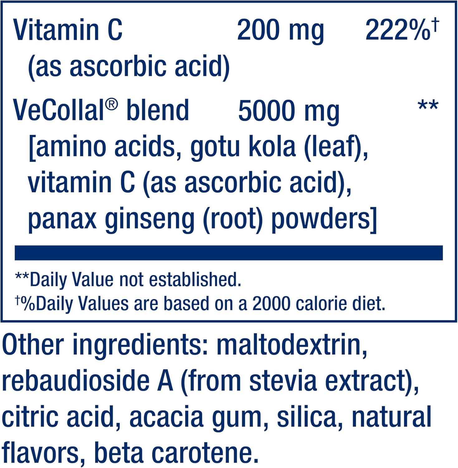 image:imageLife Extension Vegan Pro Collagen Collagen Builder Support Skin Health Type I Collagen Amino acids gotu kola Vitamin C GlutenFree NonGMO Vegan 30 Servings