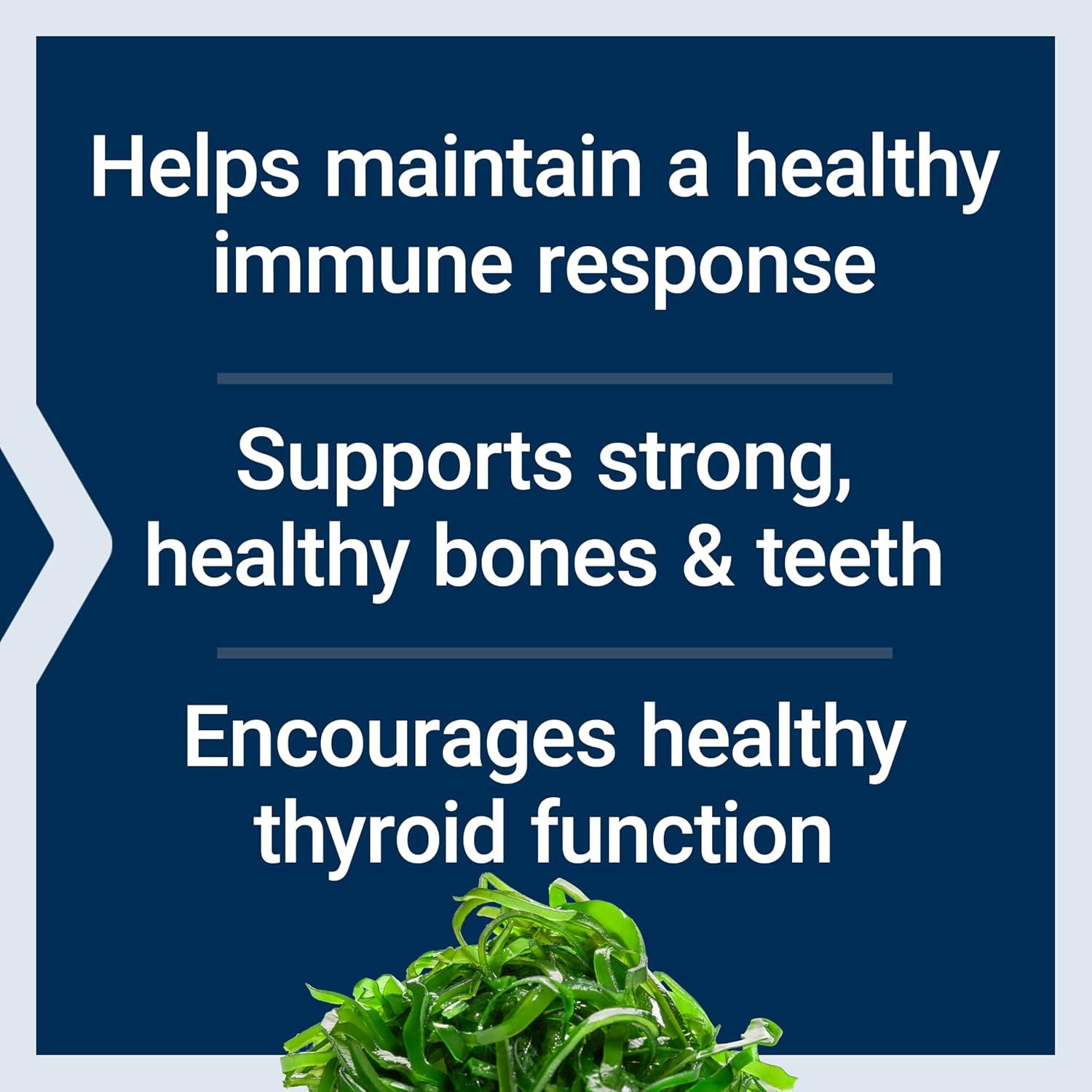 image:imageLife Extension Vitamins D and K with SeaIodine Vitamin D3 Vitamin K1 and K2 Iodine Supports Immune Bone arterial and Thyroid Health NonGMO GlutenFree 60 Capsules60 Count Pack of 1