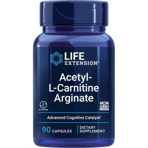 image:imageLife Extension AcetylLCarnitine Arginate Advanced Brain amp Nerve Health Cellular Energy Support GlutenFree NonGMO 90 Capsules