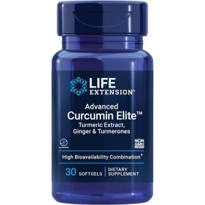 image:imageLife Extension Advanced Curcumin Elite Turmeric Extract Ginger amp Turmerones  for Inflammation Health Support and Cardiovascular amp Brain Health  GlutenFree NonGMO  30 SoftgelsTurmerones