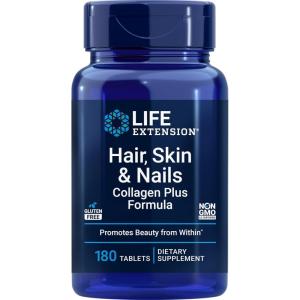 image:imageLife Extension Hair Skin amp Nails Collagen Plus Formula 180 Tablets