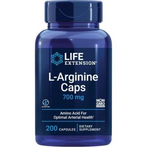 image:imageLife Extension LArginine Caps 700 mg Vitamin C amp Amino Acid for Optimal arterial Health Supports Heart amp Immune Health Healthy Tissue amp Bones Gluten Free NonGMO 200 CapsulesStandard Packaging