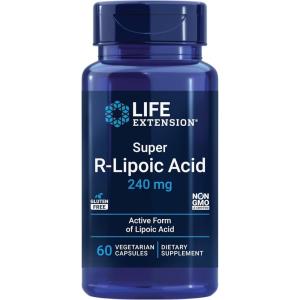 image:imageLife Extension Super RLipoic Acid  Healthy Aging oxidative Stress Defense  with 240 mg of Active RForm of RLipoic Acid  GlutenFree  NonGMO  Vegetarian  60 Capsules60 Count Pack of 1