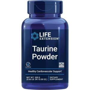 image:imageLife Extension Taurine Powder  Healthy Cardiovascular Support Promotes Brain Health Healthy Aging and Muscle and Exercise Recovery  GlutenFree NonGMO Vegetarian  300 Grams
