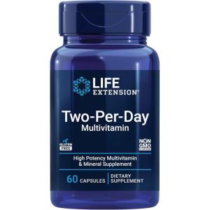 image:imageLife Extension TwoPerDay Multivitamin  Packed with Over 25 Vitamins Minerals amp Extracts Vitamins B6 C D  Zinc  TwoMonth Supply  NonGMO GlutenFree  120 TabletsUnflavored