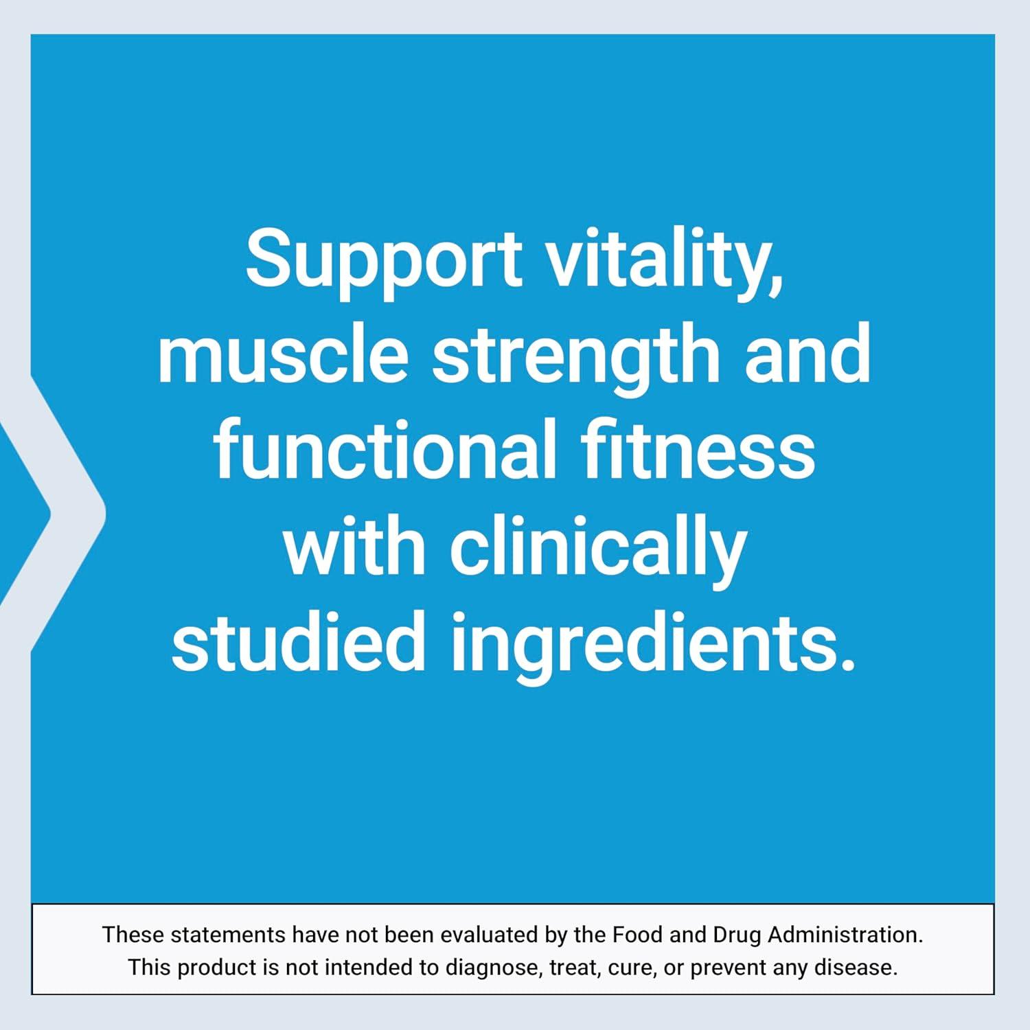image:imageLife Extension Active Vitality amp Strength Functional Fitness Muscle Health Physical Independence 1Daily NonGMO GlutenFree 30 Capsules