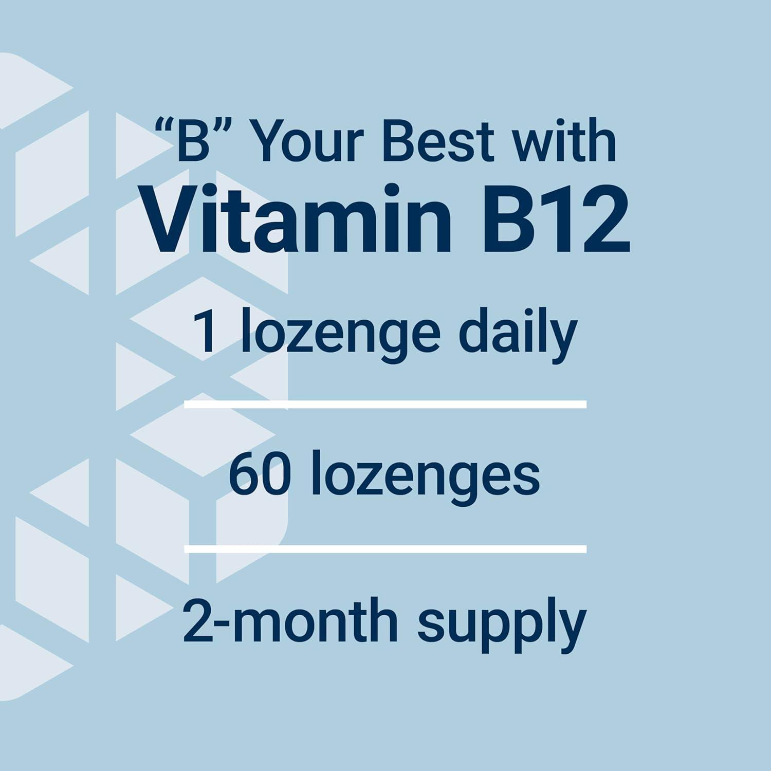image:imageLife Extension B12 Elite adenosylcobalamin methylcobalamin Two Active Forms for Brain Health amp Dopamine Production NonGMO GlutenFree Vegetarian 60 lozengesVitamin