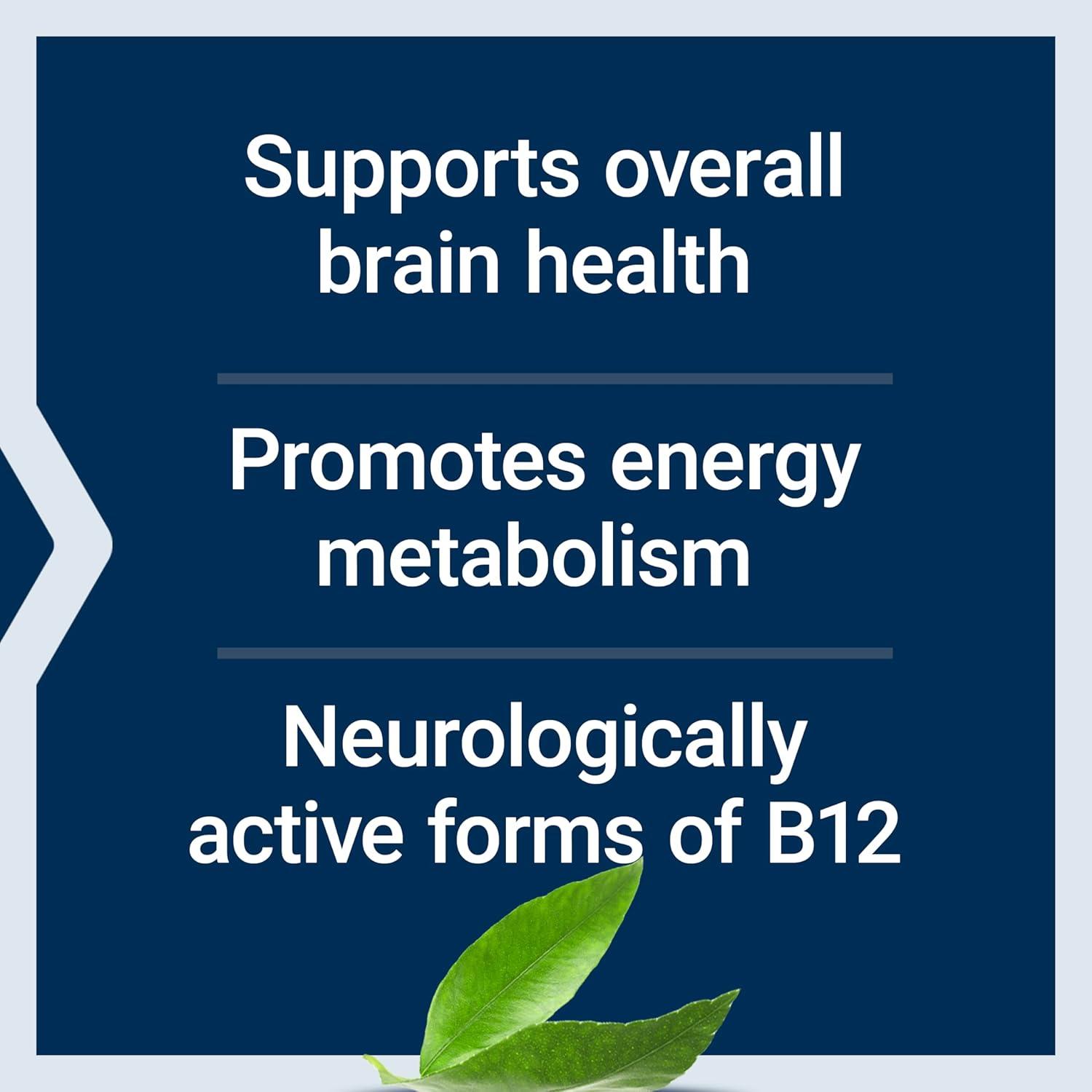 image:imageLife Extension B12 Elite adenosylcobalamin methylcobalamin Two Active Forms for Brain Health amp Dopamine Production NonGMO GlutenFree Vegetarian 60 lozengesVitamin