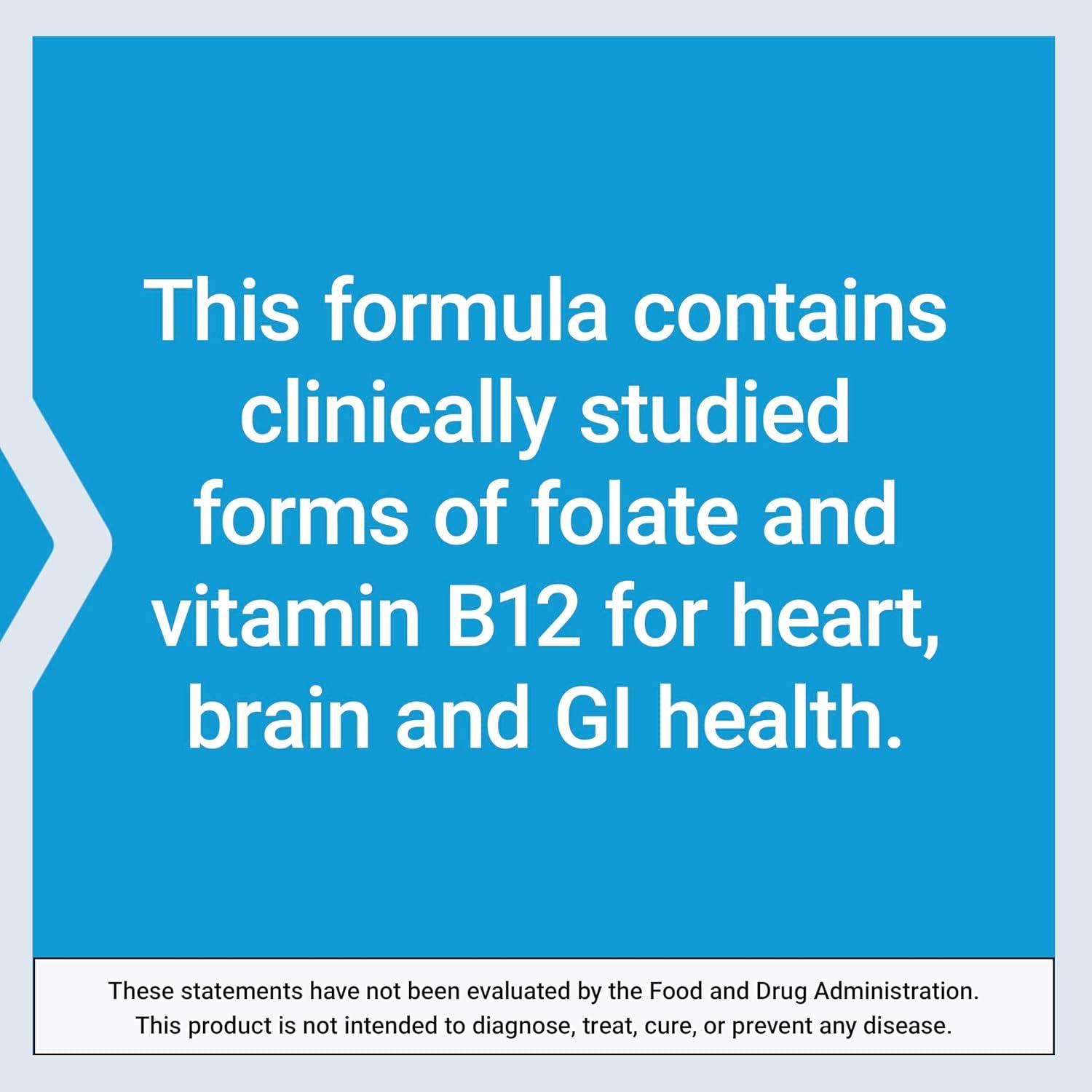 image:imageLife Extension BioActive Folate amp Vitamin B12 Promotes Heart Brain amp GI Tract Health NonGMO GlutenFree Vegetarian 90 Capsules90 Count Pack of 2