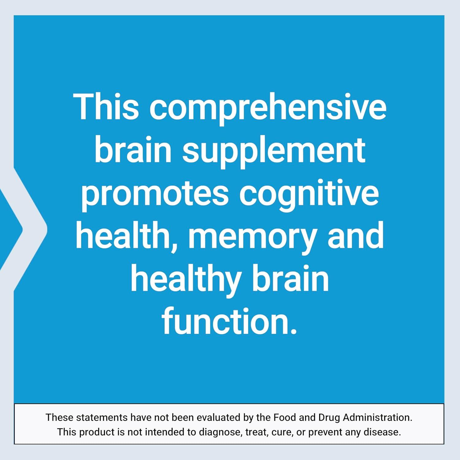 image:imageLife Extension Cognitex Elite Pregnenolone sage Blueberry ashwagandha phosphatidylserine Advanced Formula Attention Focus Memory GlutenFree NonGMO Vegetarian 60 TabletsSupplement