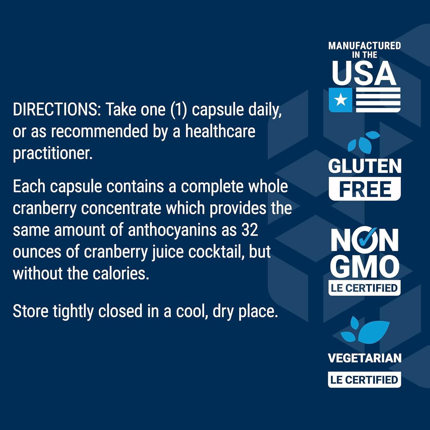image:imageLife Extension CranMax 500 mg cranberry whole fruit concentrate promotes urinary tract health with powerful antioxidants glutenfree vegetarian nonGMO 60 capsules