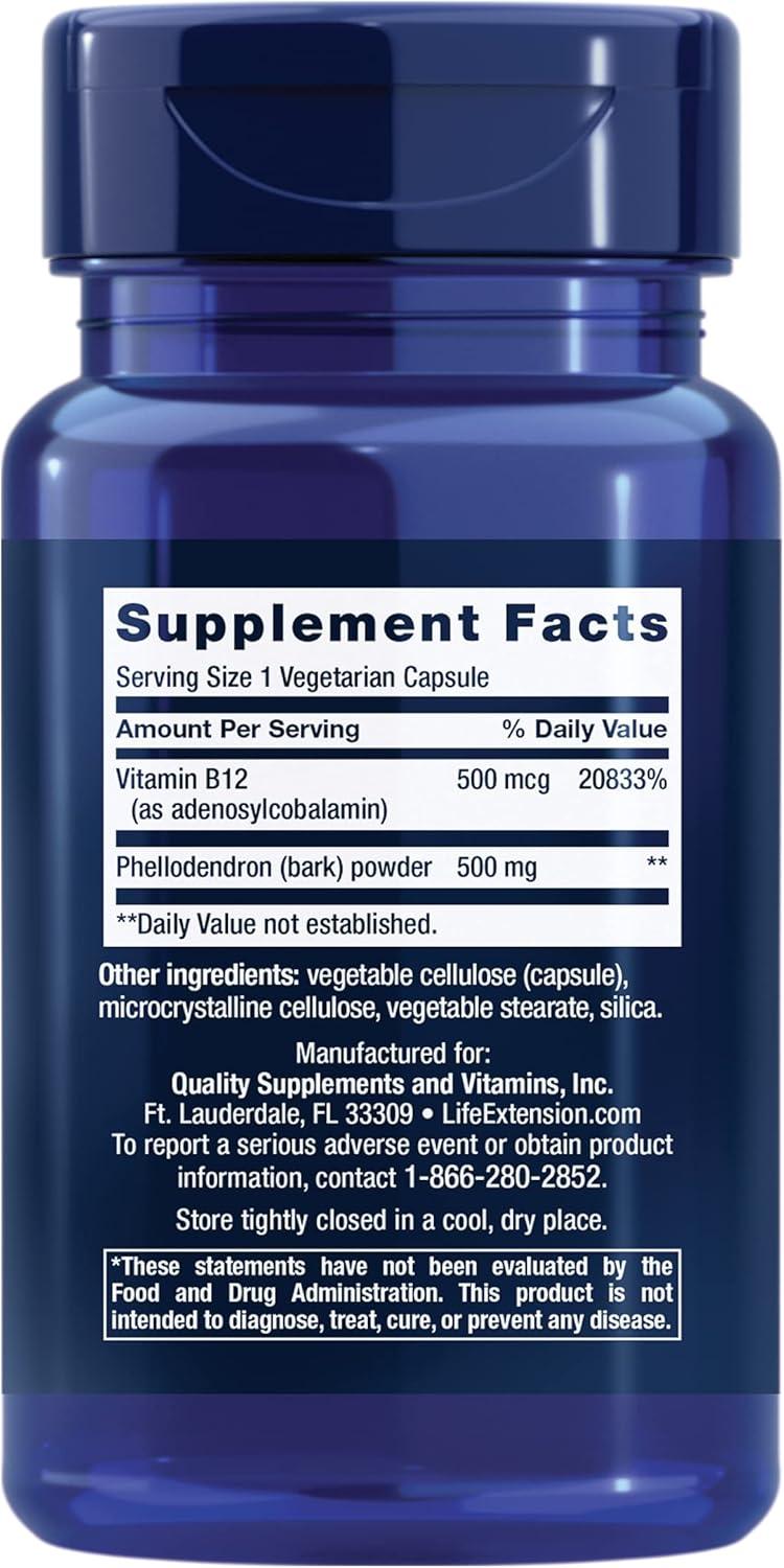 image:imageLife Extension Dopamine Advantage Cognitive Health Mental Sharpness Motivation Vitamin B12 phellodendron bark Powder Gluten Free NonGMO Vegetarian 30 Capsules30 Count Pack of 2