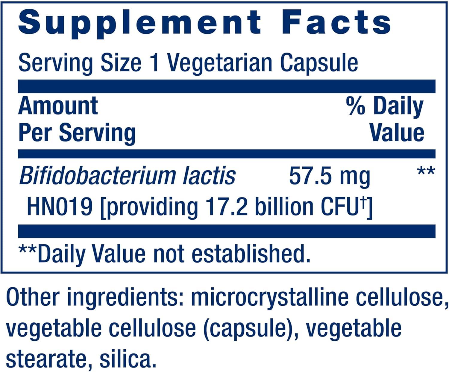 image:imageLife Extension FLORASSIST Daily Bowel Regularity Bifidobacterium lactis HN019 Clinically Studied Probiotic for Occasional Constipation GlutenFree NonGMO 30 Vegetarian Capsules