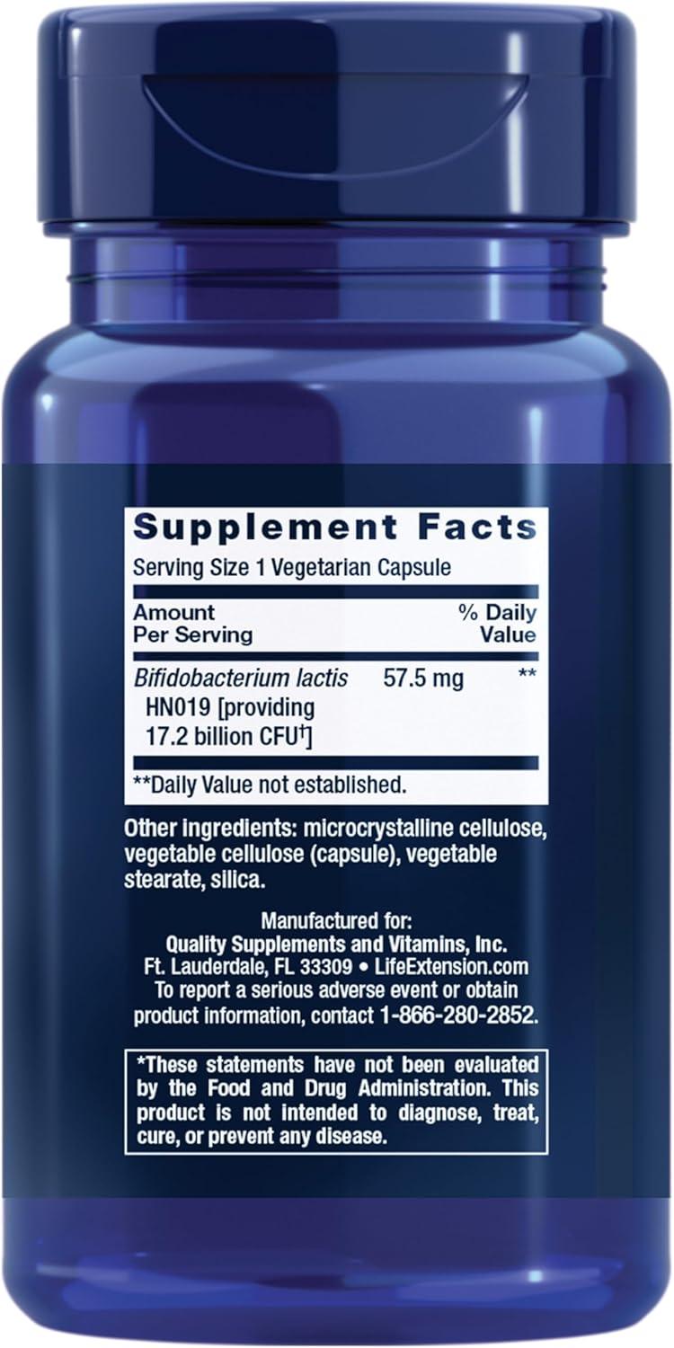 image:imageLife Extension FLORASSIST Daily Bowel Regularity Bifidobacterium lactis HN019 Clinically Studied Probiotic for Occasional Constipation GlutenFree NonGMO 30 Vegetarian Capsules