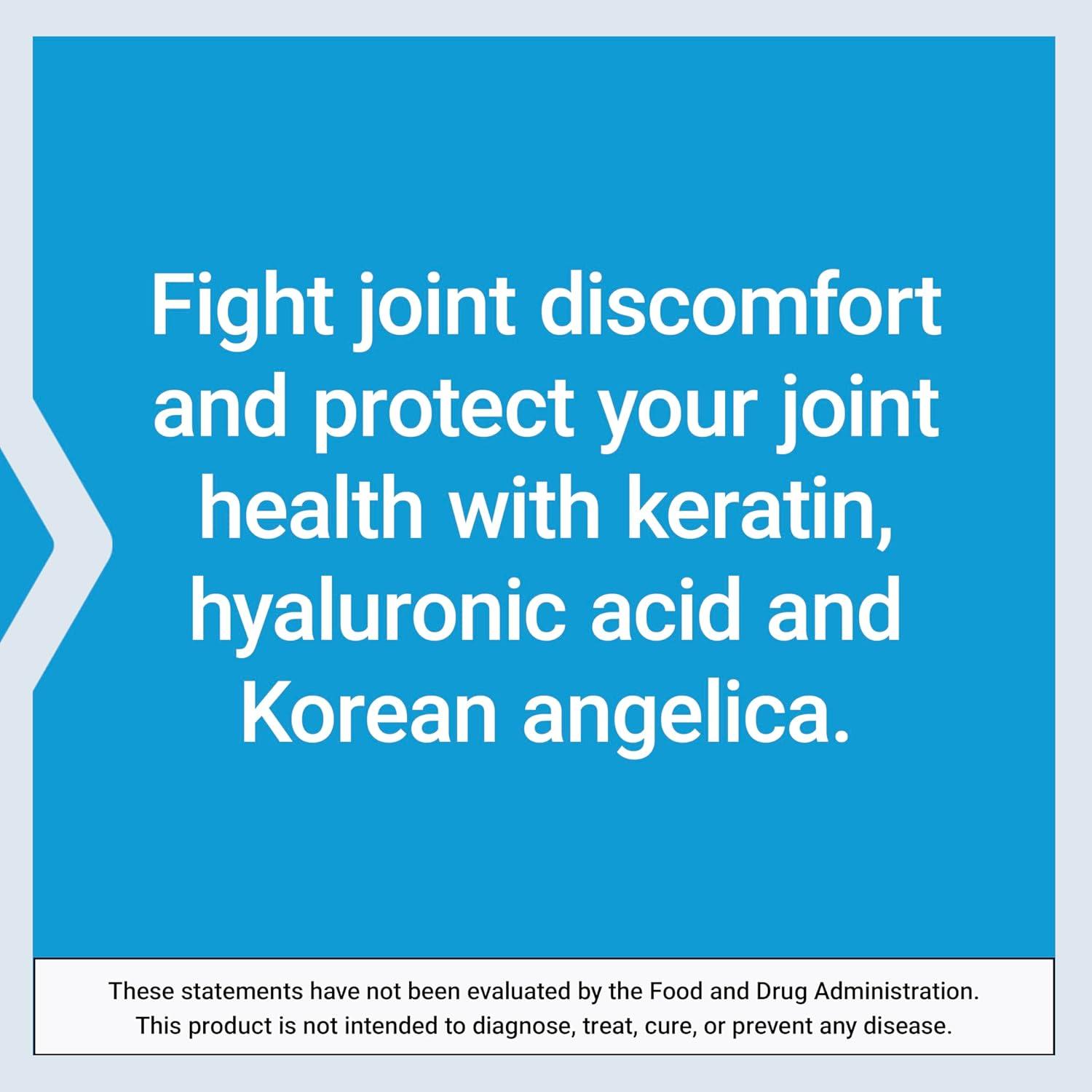 image:imageLife Extension FastActing Joint Formula Keratin Korean Angelica hyaluronic Acid Joint discomfort Relief NonGMO GlutenFree 30 Capsules